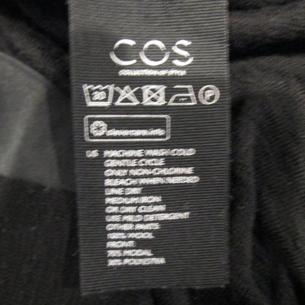 Cos Contrast Fabric Wool / Modal Long Sleeve - image 6